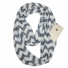 Infinity Scarf For Women Ladies Girls, Loop Jersey Scarf For All Seasons, Various Colors Pocket scarf
